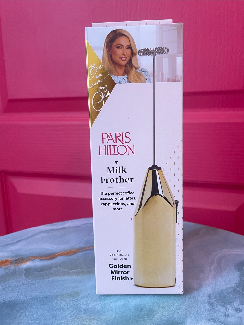 PARIS HILTON - Milk Frother (GOLD) - NEW
